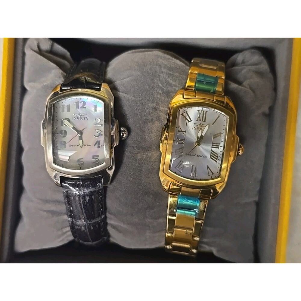Invicta GOLD Women's Watch - 16191 and Invicta BLACK Woman's Watch- 5168